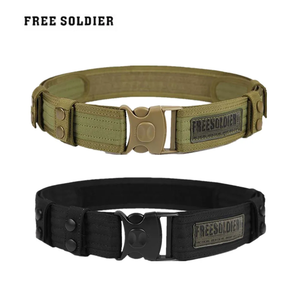 FREE SOLDIER Открытый Кемпинг Туризм Спорт износостойкий военный тактический ремень