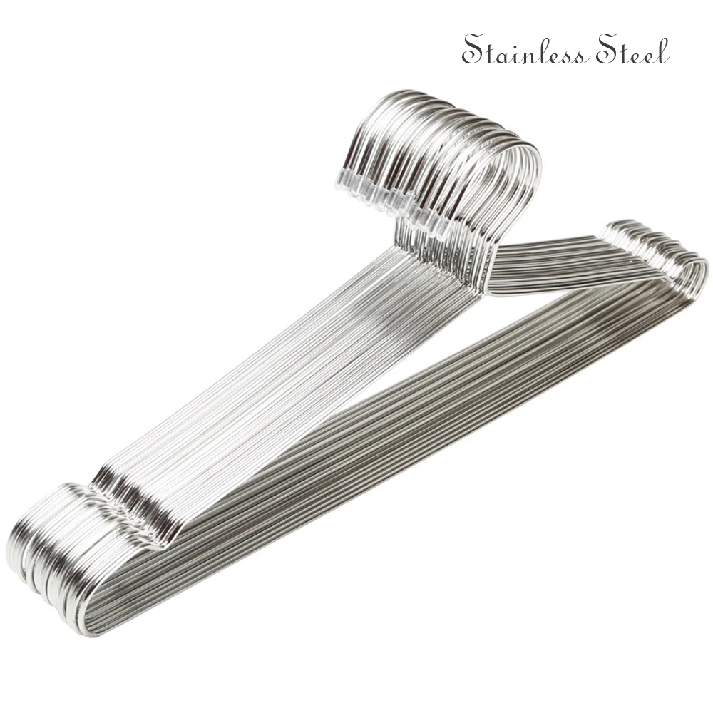 

Вешалка для одежды из нержавеющей стали, 20 шт./лот