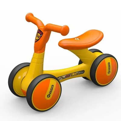 Yellow duck Детские велосипеды, скутер, ходунки для детей 1-3 лет, Детский самокат без ножных педалей велотренажер, подарок для ребенка - Цвет: Yellow duck