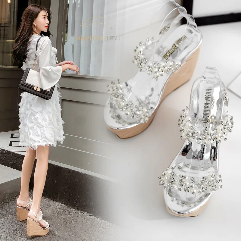 Модные сандалии на платформе женские повседневные сандалии-гладиаторы из мягкой