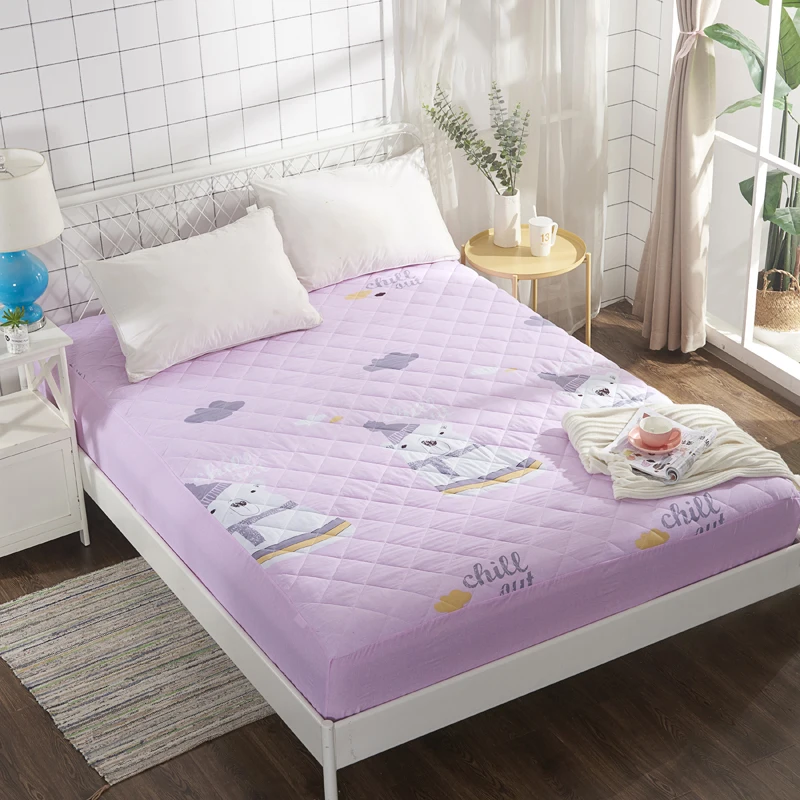 Плотные хлопковые трусы с квадтратным принтом простыня по размеру матраса чехол