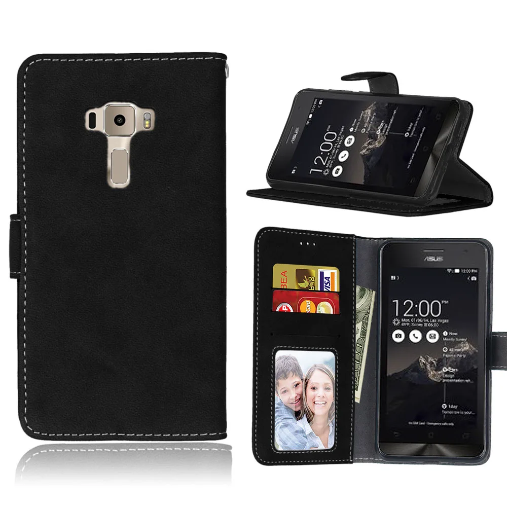 Чехол для Asus Zenfone 3 ZE552KL откидной кожаный чехол телефона ASUS Zenfone3 Z012D Z012DA Z012DE