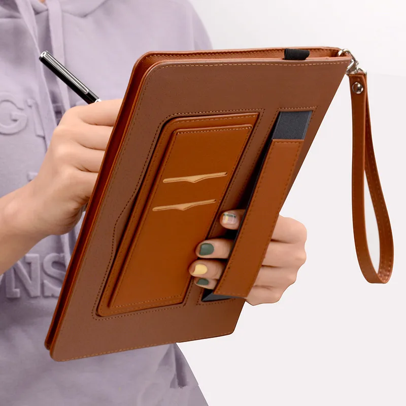 Кожаный чехол для huawei MediaPad M5 lite 10 Tablet stand smart cover бизнес 1 BAH2 L09/W19 DL AL09|Чехлы