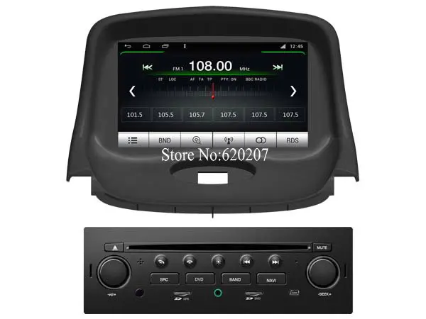 S160 Android 4.4.4 dvd-плеер для Peugeot 206 автомобилей аудио стерео Мультимедиа GPS quad-core |
