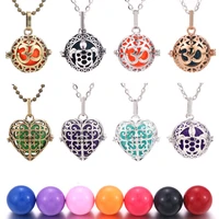 wholesale heart pendulum mexico ball chime harmony locket necklace caller mother child pendant