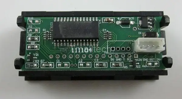 6 цифровой красный светодиод Счетчик панельный счетчик DC 8 12V Up Plus Totalizer 0 999999|counter