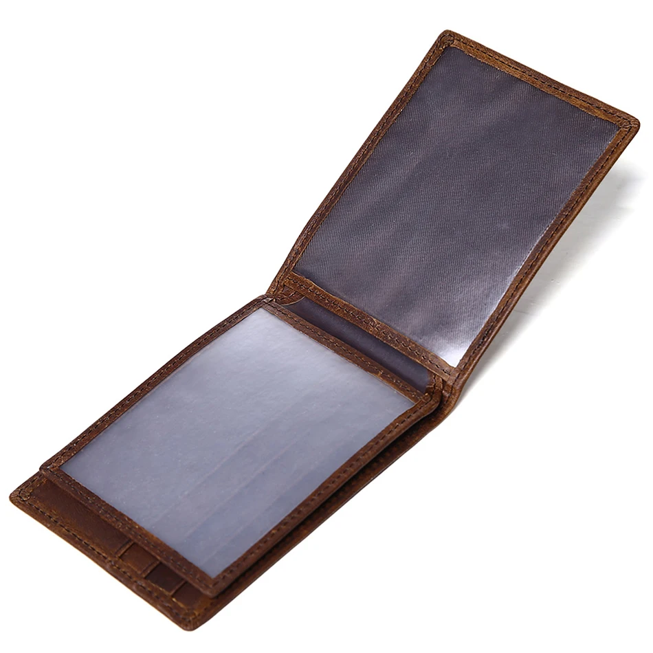 Новинка Винтажный Мужской кошелек из натуральной кожи для водительского