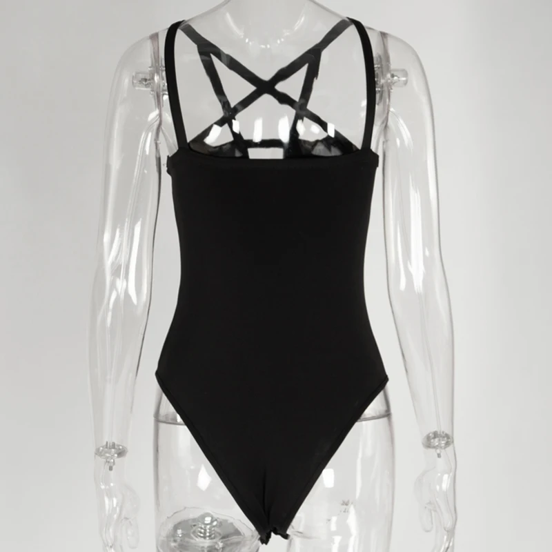 Женский комбинезон черный без рукавов|Боди| |