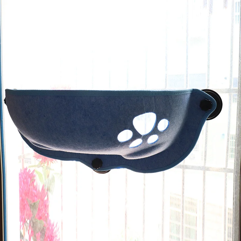 Blue crescent Horbonpy балконе Кот оконный гамак для домашних животных Съемный Кошка окна надувной матрас для путешествий на автомобиле, с рисунками кошек, окна кровать 15 кг, 20 кг по самой низкой цене - Цвет: Blue crescent