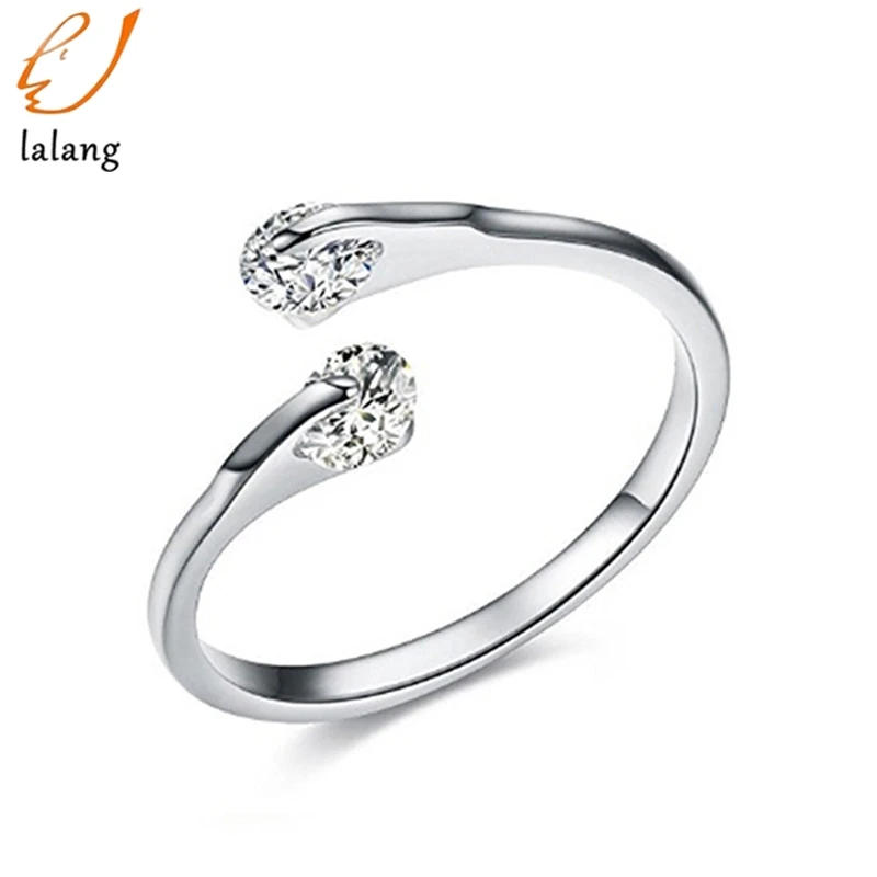 Новое поступление женских колец с цирконом и камнем для влюбленных кольца