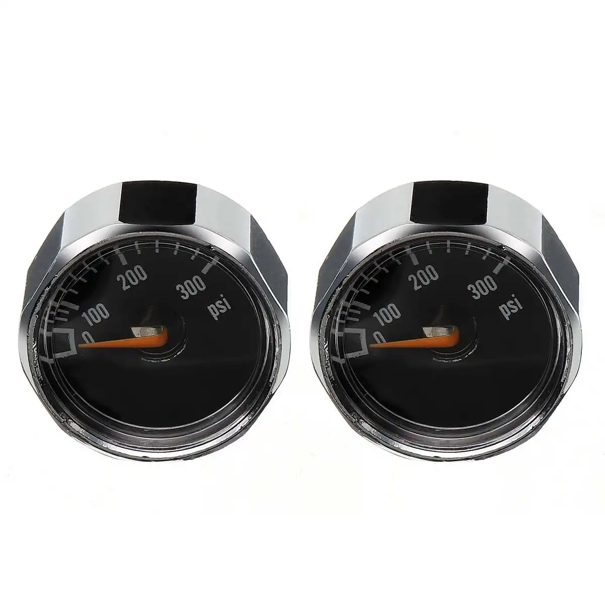 2 Pcs/Lot PCP Mini Air Paintball Pressure Gauge 0.98'' 300 PSI Manometre Manometer Tank Marker CO2 | Спорт и развлечения