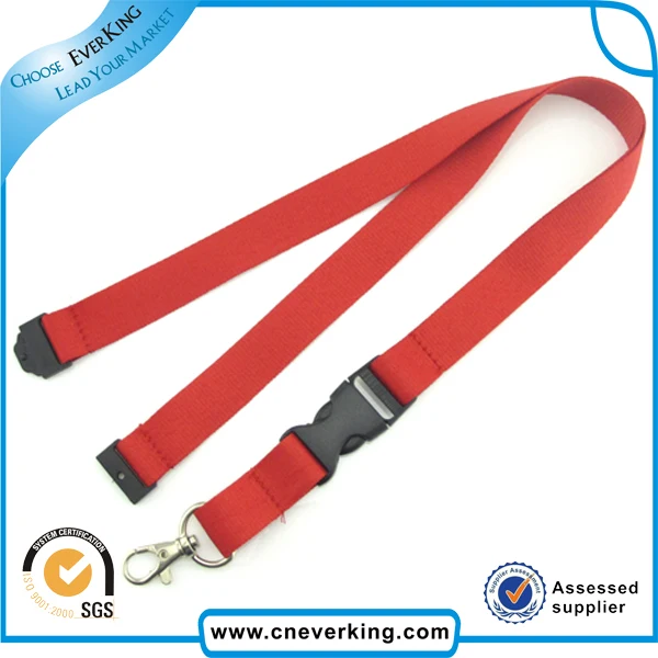 Бесплатная доставка один шт красный пустой простой ремешок для шеи значок ID