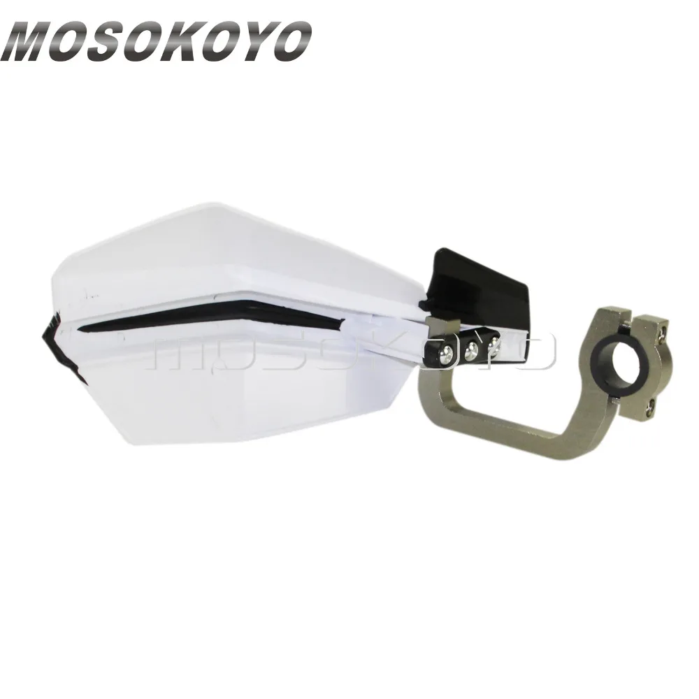 7/8 &quot1-1/8&quot MX Enduro защита для рук Белый Мотокросс кисти Защита 450 SX-F 250 SX 200 EXC XC-W TE300