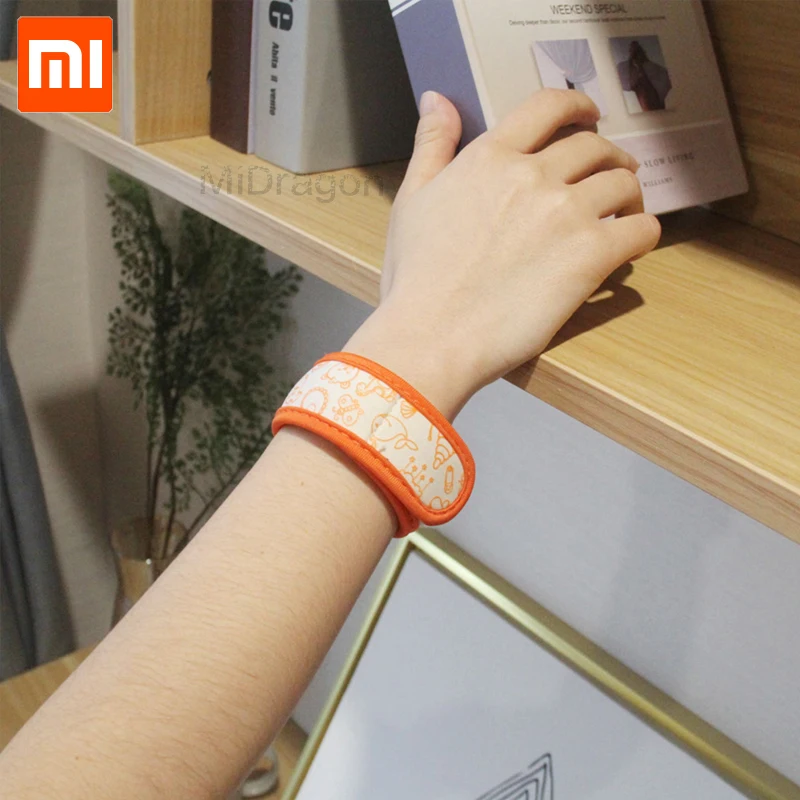 Xiaomi Clean n Fresh растительный репеллент от комаров браслет натуральный долгосрочный