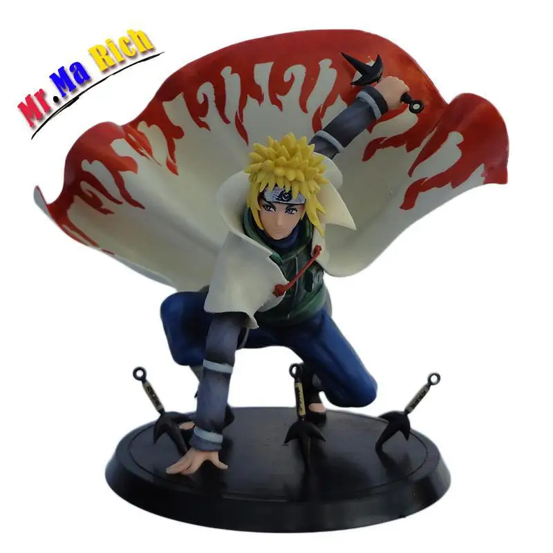 Il Padre Di Naruto Namikaze Minato Figurativo Наруто ПВХ фигурка игрушка Кукла Brinquedos|Игровые фигурки