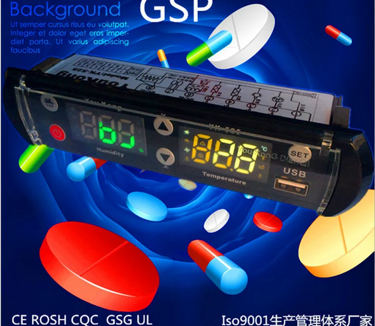 Цифровой термометр USB Регистратор данных влажности и температуры регистратор