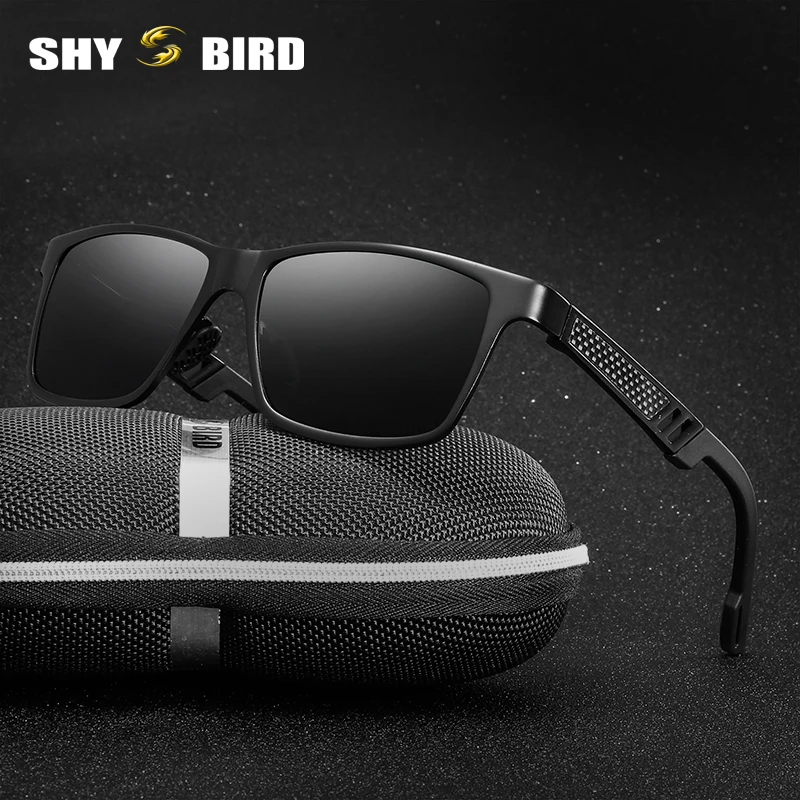 Застенчивый птица Алюминий Для Мужчин's Очки Солнцезащитные очки для женщин