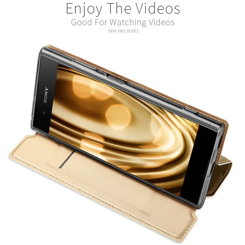 Магнитный флип-чехол для Coque sony Xperia XA1 Plus Ultra XZ1 XZ2 Premium XZ X Compact XZ3 XP Z5 Mini L1 Z6 E6 XA2 чехол со слотом для карт