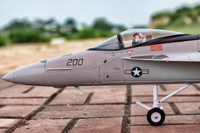Окончательного Би 64 EDF JET F18 f 18 плоскости супер Hornet самолета приводимого в