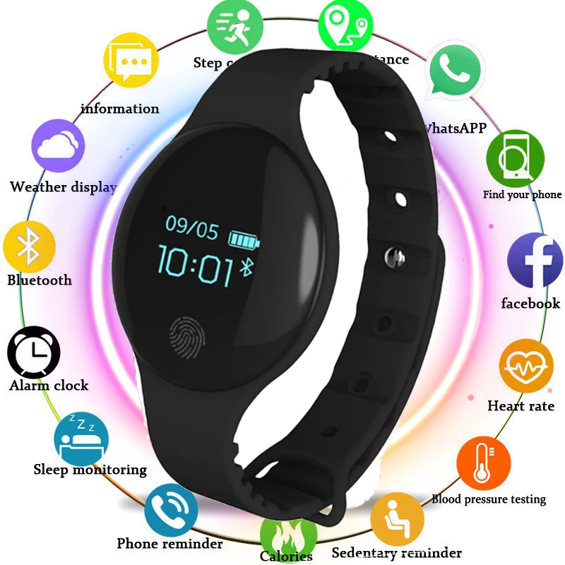 Новые Bluetooth Смарт часы для IOS Android мужчин и женщин Спорт умный Шагомер Фитнес