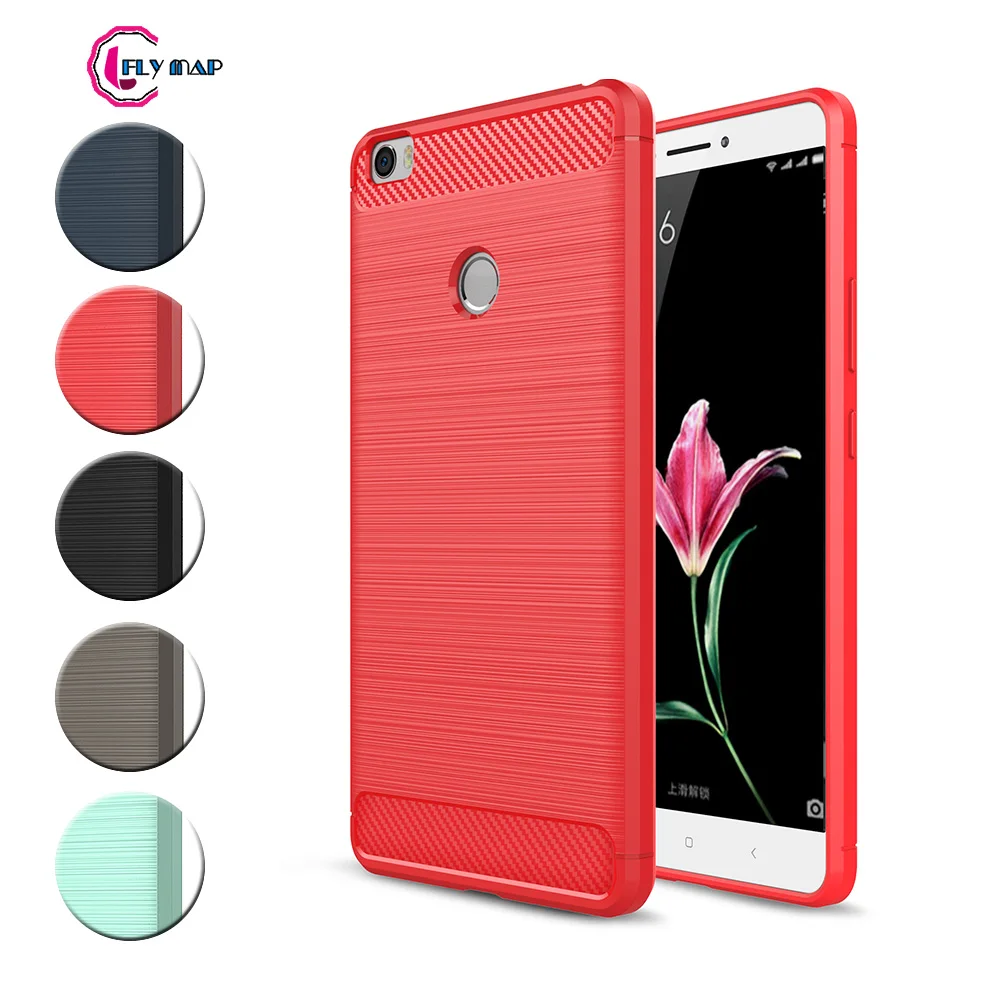 TPU Case for Xiaomi Mi Max 1 Max1 Dual Soft Silicone Carbon Fibe Mobile Phone Cover Hydrogen Mimax Capa |