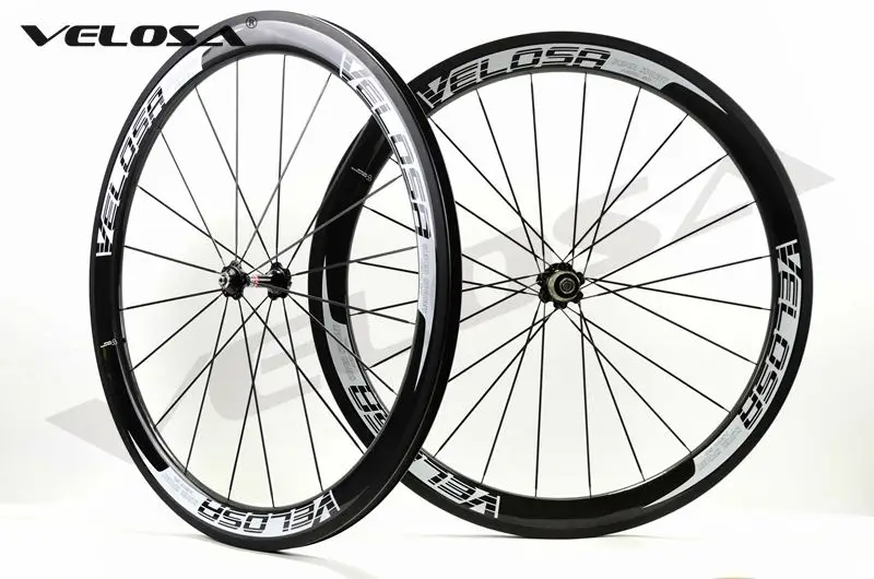 Полный углеродный Velosa super sprint 50 дорожный велосипед мм клинчерная/трубчатая 700C