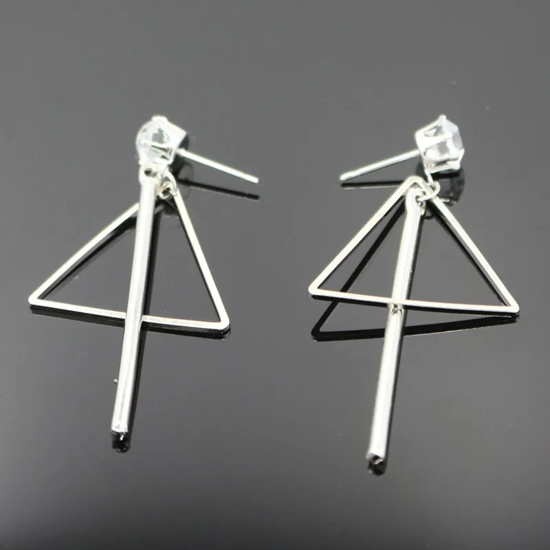 ES2071 треугольные геометрические серьги подвески женские простые украшения для