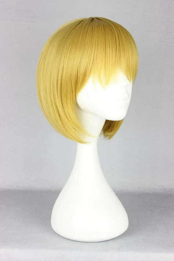 MCOSER Новый Боб Прическа Аниме Косплей Нападение на Титан-Армин Arlart Короткими