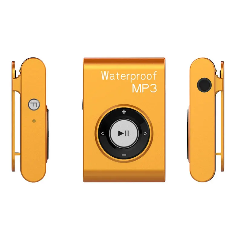 Мини водонепроницаемый плавательный MP3-плеер Спортивный Бег Верховая езда MP3 Sereo Walkman музыкальный MP3-плеер с fm-радио Hi-Fi клип