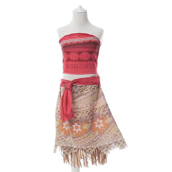 Moana Dress 808 Летнее маскарадное платье для девочек «Моана»; Детские костюмы; нарядная одежда для маленьких девочек; пляжное платье для праздника; аксессуары «Моана» - Цвет: Moana Dress 808