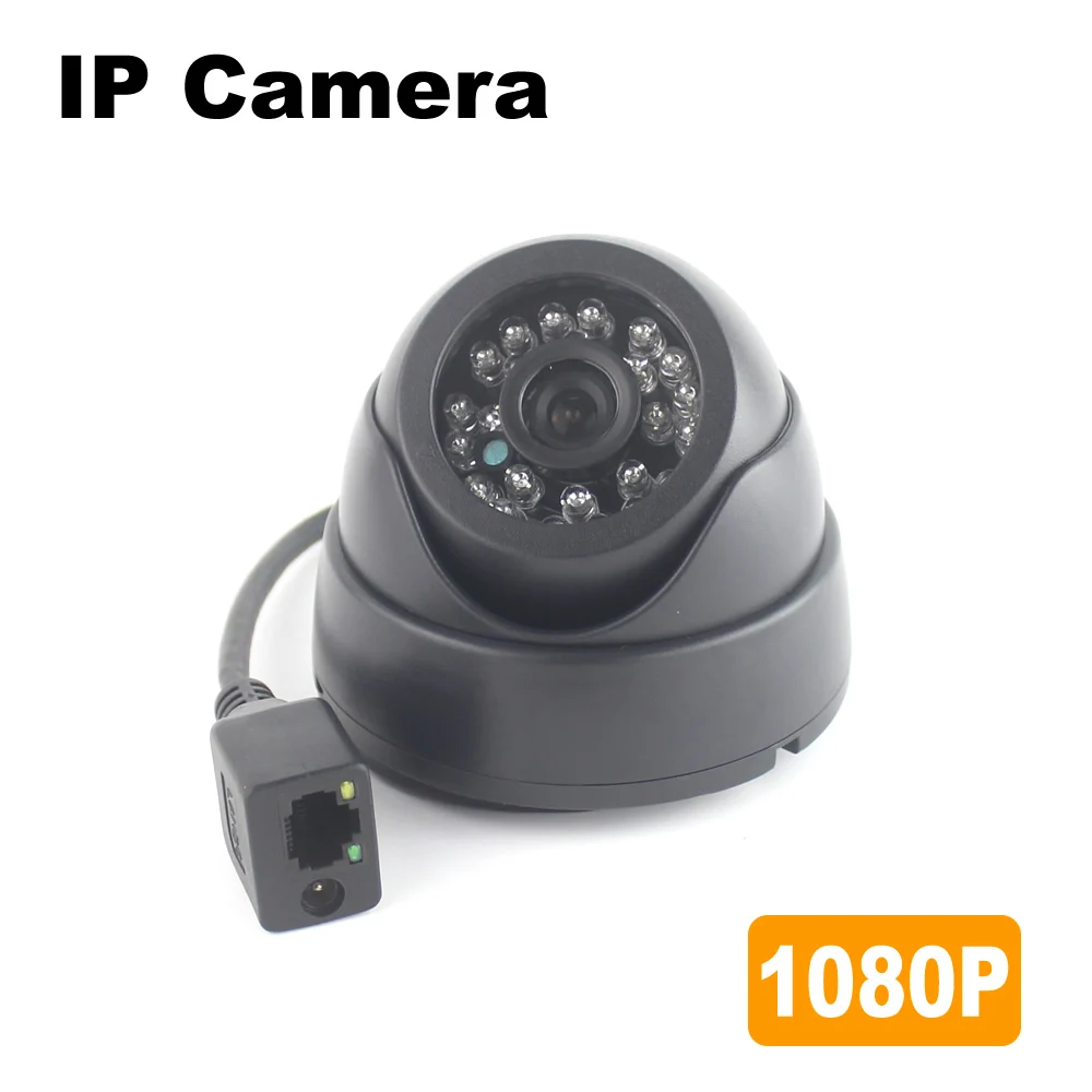 IP камера 1080P HD 2 МП OV2710 с КМОП датчиком 24 светодиода ИК Ночное Видение комнатная