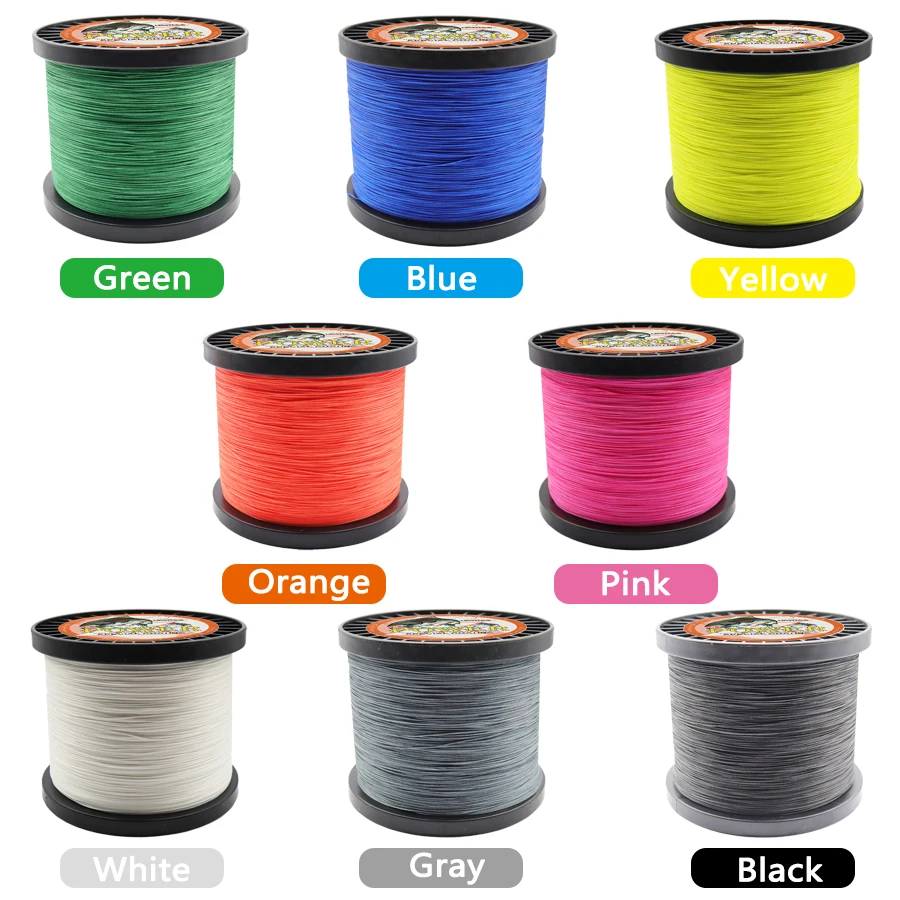 

Power Brand 4 Strands 1000M PE Braided Fishing Line 10LB 15LB 20LB 30LB 40LB 50LB 85LB 100LB 120LB Multifilament Fishing Line