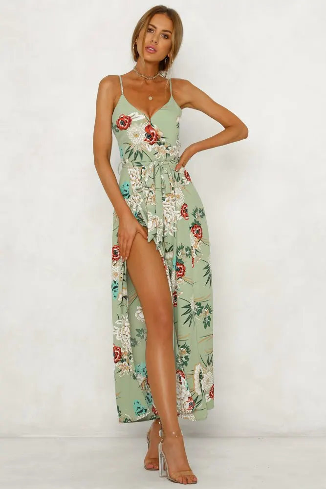 Сексуальное с открытыми плечами длинный Детский комбинезон в стиле Бохо рюшами и