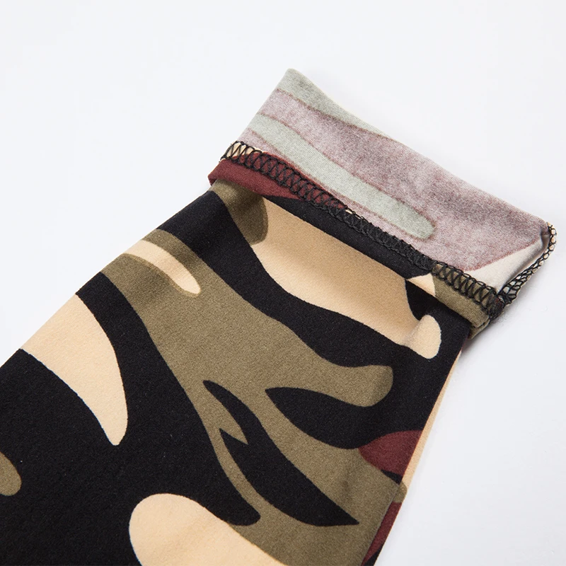 ARDLTME зимние леггинсы фитнес камуфляжные женские с принтом в виде брюк армейские