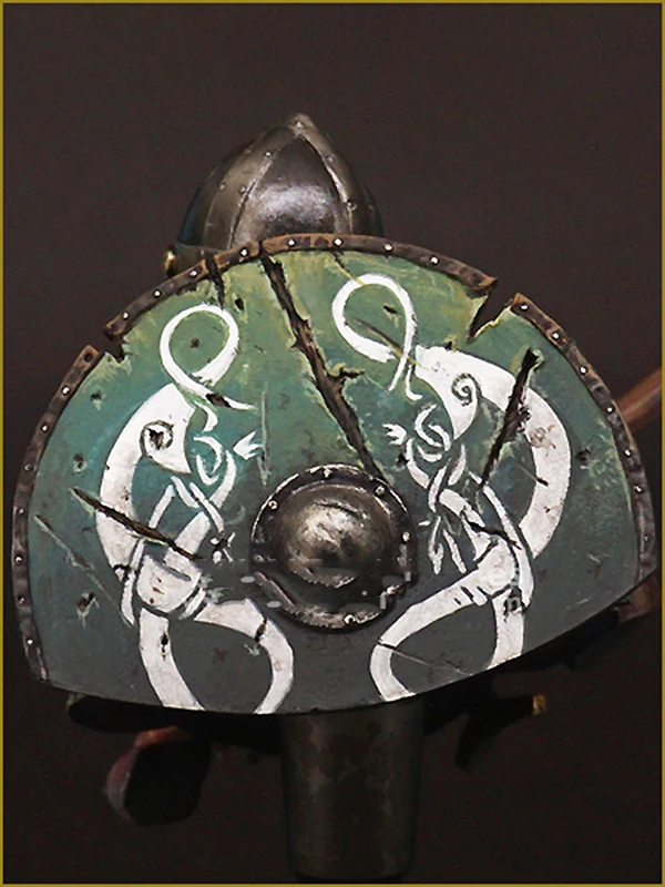 Неокрашенный набор 1/10 фигурка старинного воина Викинга бюста историческая