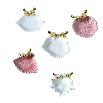 Креативный фарфоровый органайзер для макияжа в скандинавском стиле ванной