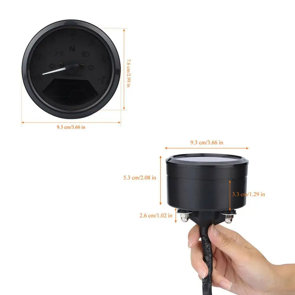 Универсальный цифровой одометр для мотоцикла измеритель скорости