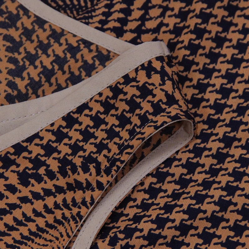 Женское платье с эластичной талией Yuzi летнее шифоновое без рукавов треугольным