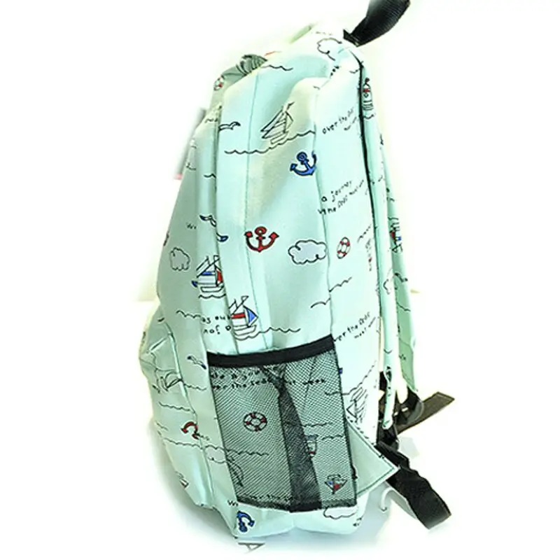 Школьный рюкзак в Корейском стиле с милыми граффити на молнии большой для