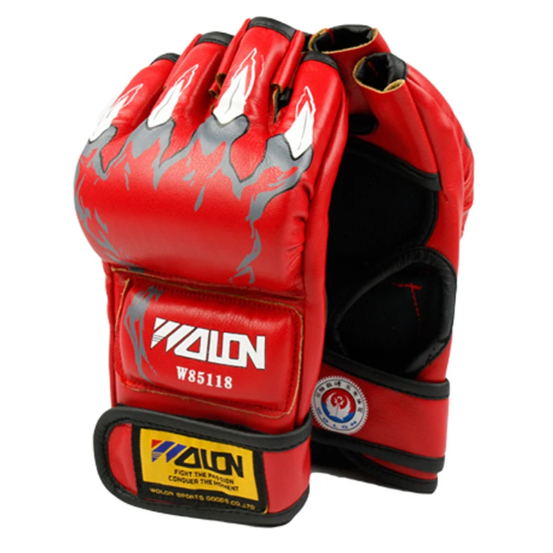 Муай Новый Тайский кик боксерские перчатки половина боев Перчатки тренировочные