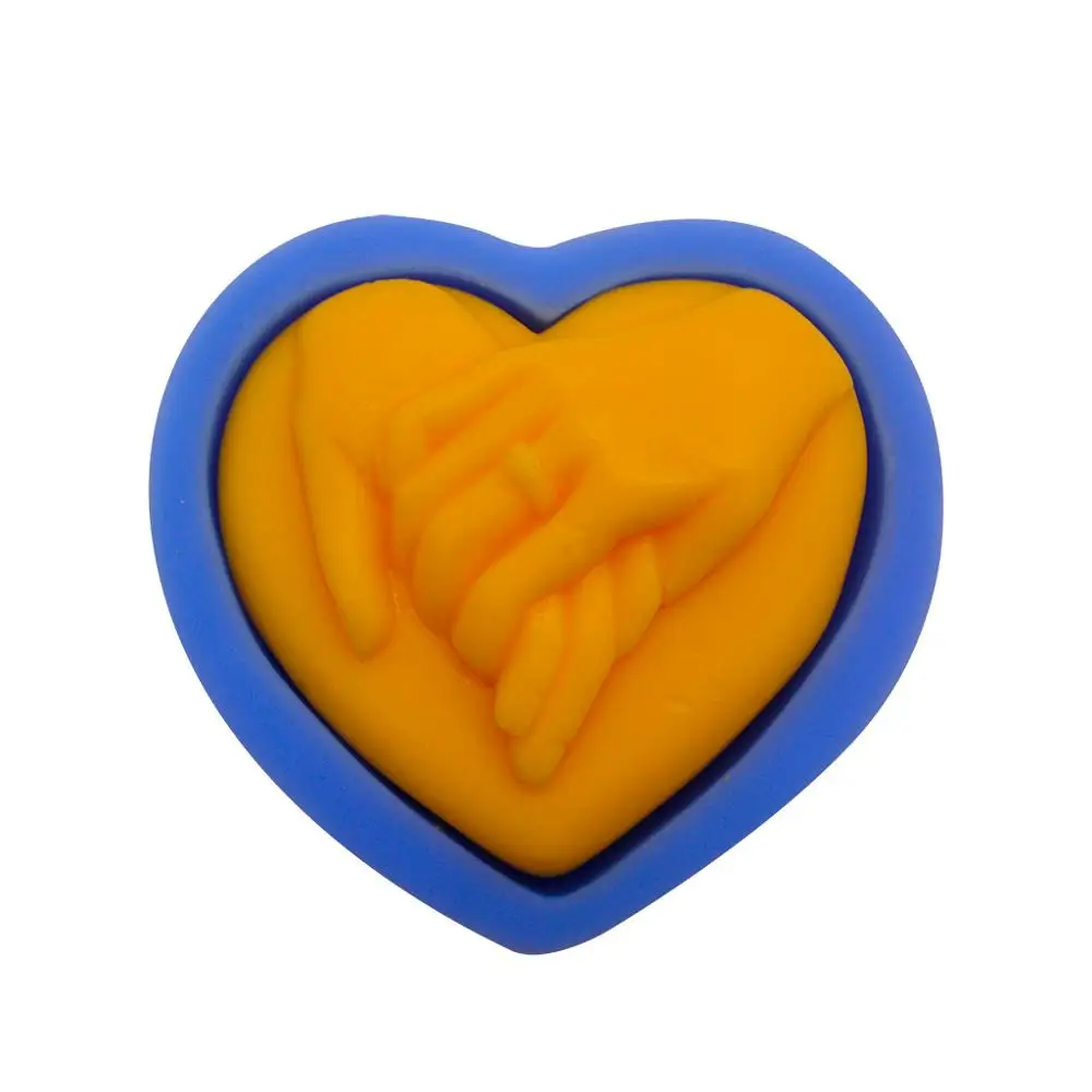 Форма для мыла ручной работы в форме сердца силиконовая форма жидкого