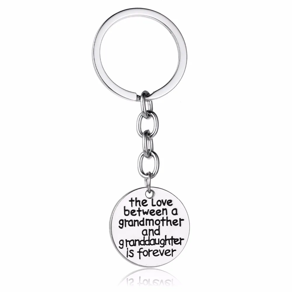 Брелок для ключей с надписью любовь между бабушкой и внучкой|key chain|key key chainkeyring love |