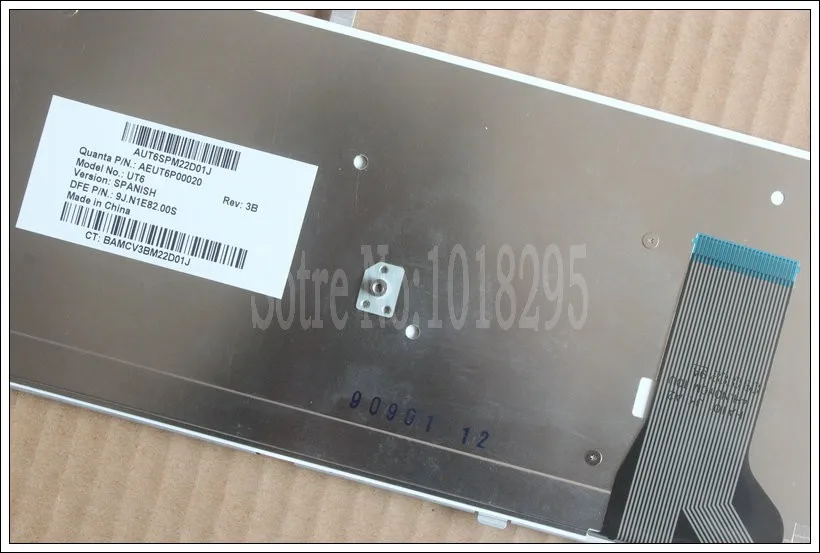 Новая испанская латинская клавиатура для hp Pavilion HDX16 X16 X16T X16-1100 X16-1200 UT6 SP рамка для ноутбука с подсветкой AEUT6Q00020