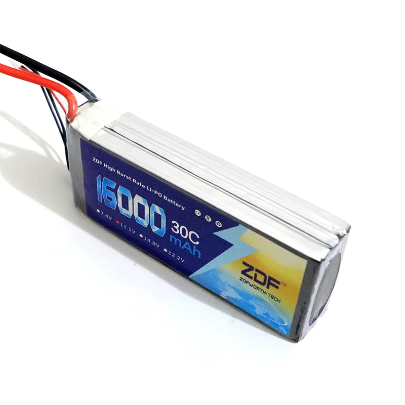ZDF 3 7 V 4 11 1 14 8 18 5 22 2 44 48 16000mAh 25C Литий полимерная батарея для RC lipo 1S 2S 3S 4S 6S 12S 13S|Детали