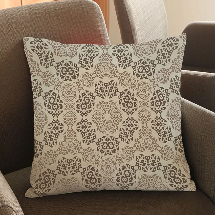 Наволочка для дивана с геометрическим рисунком 45 х45 см|cushion cover|cushion cover patternpattern