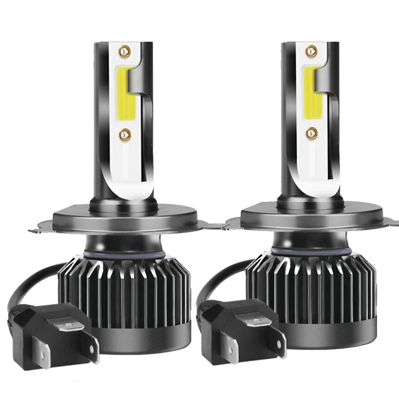 Led Headlight Bulbs H4 All-In-One Conversion Kit High/Low Beam Extremely Bright 6000K White 12000 Lumens | Автомобили и мотоциклы