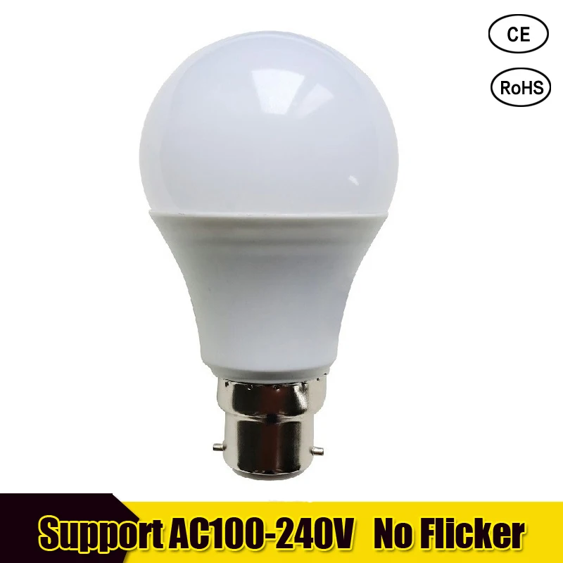 Светодиодная лампочка bombilla e27 220 В 110 3 Вт 5 7 9 12 15 18 B22 SMD2835 Энергосберегающая