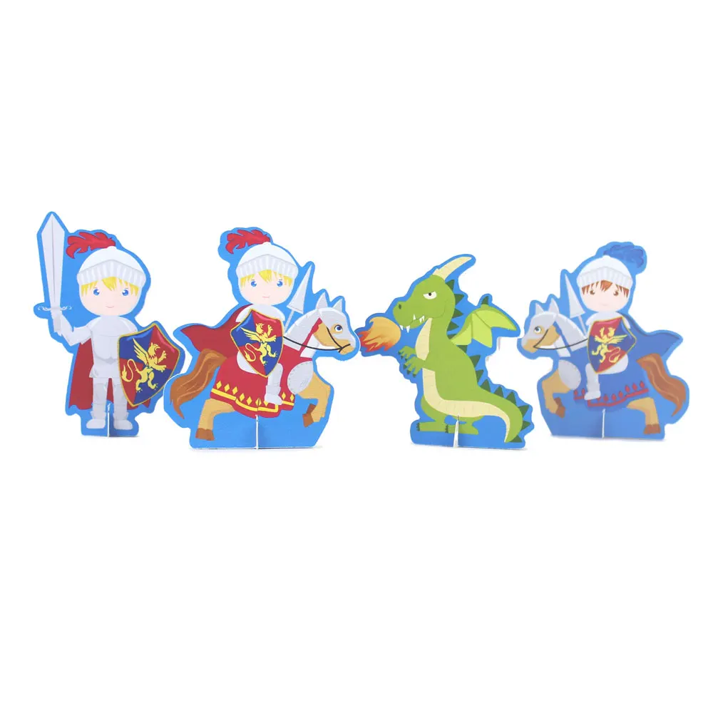 Украшение для стола рыцаря вечеринки детское украшение дня рождения детского