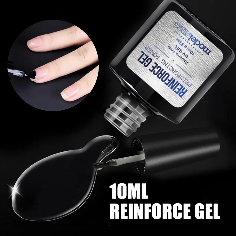 УФ Гель лак Modelones укрепляющий для ногтей 10 мл долговечное армирование