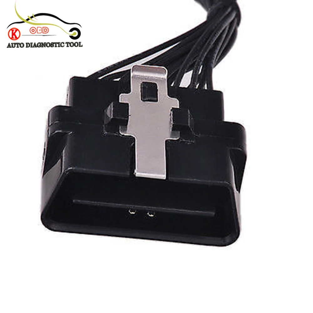 KWOKKER OBDII OBD 2 1 к J1962 Y-образный кабель 16-контактный разветвитель автомобильный